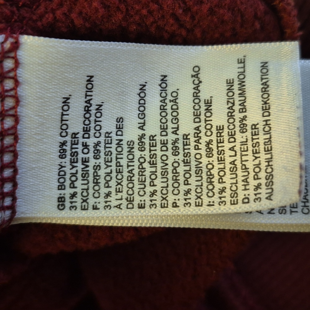 The Nortface TNF Hoodie Red Brick.SizeTag Missing. Pit To Pit:22.5"×26.5" Sz.M/L - Picture 11 of 16